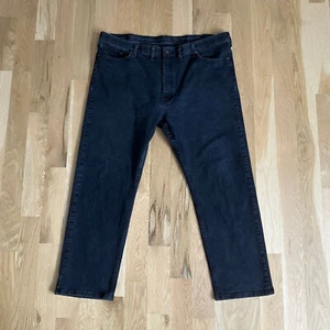 Wrangler Jeans Men’s 42X29 Black Authentics Denim Straight Leg 5-Pocket - Picture 1 of 13