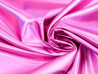 FOLIENSTOFF Stoff Two Tone Elastisch extravagant PINK Hologramm EUR 16,98/m - Bild 1 von 2