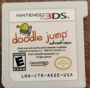 DOODLE JUMP ADVENTURES Nintendo 3DS Located In USA Game Only RARE GAME - Picture 1 of 1