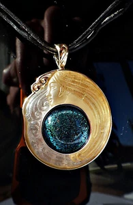 SCHMUCK-STCK Anhänger GOLD Elements by Nature Water Sogni D'ORO Zertifikat - Picture 1 of 4