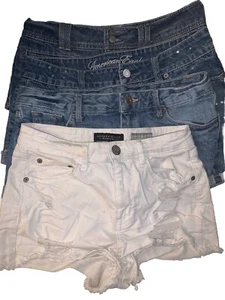 Damen Shorts 4 Paket Größe 4 American Eagle, Aeropostale, GETEILT - Bild 1 von 4