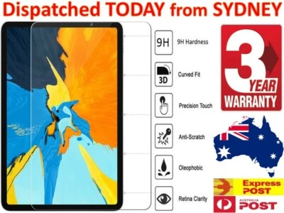 Protector de pantalla de vidrio templado OZ para Apple iPad Air 2020 2 3 iPad 5 6 7 8 Gen Foto 1 de 4