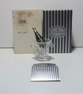 Waterford Crystal Jewels SPARKLING MOMENTS Miniatur Champagner Eimer und Flasche - Bild 1 von 17