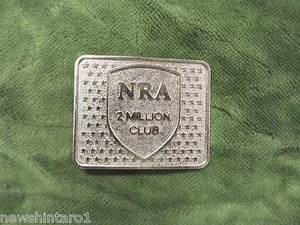 #D171. NATIONAL RIFLE ASSOCIATION 2 MILLION CLUB BUCKLE - Picture 1 of 2