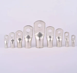 JG Series Copper Tube Terminals Single pressure Crimp Cable Lugs (All Sizes) - Picture 1 of 5