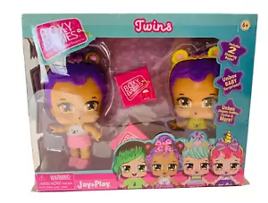 NEW Boxy Girls Boxy Babies Twins Dolls 2-Pack with Izzie & Lizzie Purple Hair - Picture 1 of 5