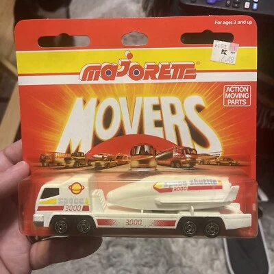 Vintage Majorette Movers Space 3000 Shuttle + Transporter Die Cast - Image 1 of 4