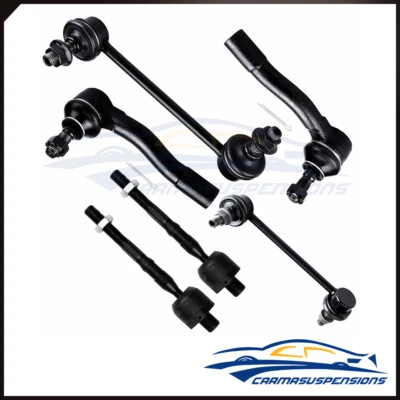 Fits 2003-2008 Mazda 6 6x Front Rear Steering Sway Bar Inner Outer Tie Rod End - Image 1 of 4