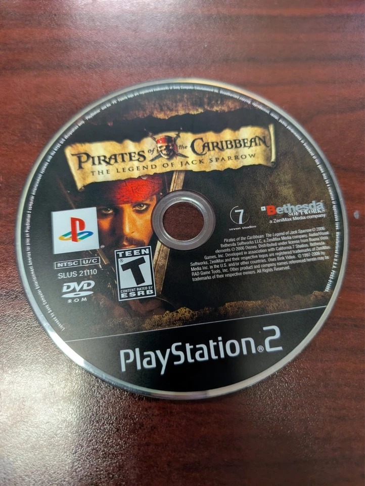 Piratas del Caribe La Leyenda de Jack Sparrow (PS2) SIN DISCO DE SEGUIMIENTO 2721 Foto 1 de 1