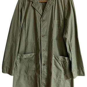 MHL. Margaret Howell Cotton Twill Work Shop Coat Olive M Japan F/S - Picture 1 of 4