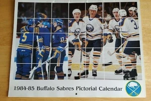 Buffalo Sabres Calendar 1984 1985 NHL Gil Perreault AHL Americans schedule - Picture 1 of 12