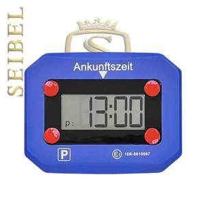 Elektronische Digitale Parkscheibe Uhr mit E1 Zulassung inkl. Batterie für VW - Bild 1 von 6