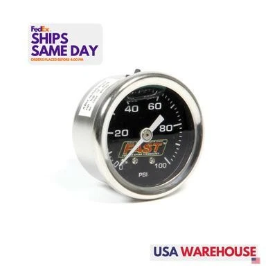 Fast Electronics 54027G, One Fuel Pressure Gauge 0-100 Psi Performance Parts - Image 1 of 4