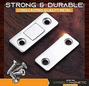Ultra-Thin Invisible Cabinet Door Magnets,Cabinet Magnetic Catch - Picture 1 of 22