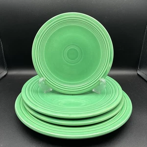4er Set Vintage Original Fiesta Ware HLO USA Grün Teller - Bild 1 von 18