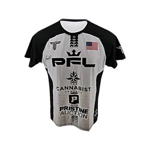 Josh Silveira 2024 PFL 2 Autographed Signed Event Worn Walkout Shirt (PFL LOA) - Picture 1 of 4