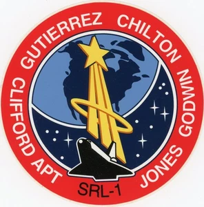 STS-59 Vintage Patch Sticker - Bild 1 von 2