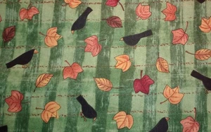 2 yds x 44"- Pumpkin Hollow by Teresa Kogut for SSI- Cotton Fabric Autumn Leaves - Picture 1 of 3