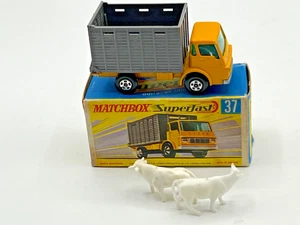 Matchbox Lesney Superfast No 37 Cattle Truck with cattle. - Picture 1 of 17
