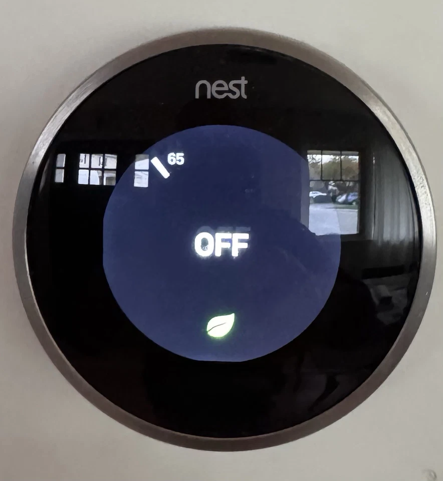 3 Nest 1st Generation Learning Silver Programmable Thermostat - Image 1 of 1