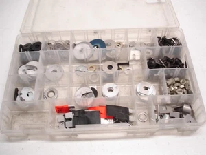 NASCAR ASSORTED VALANCE / SPLITTER WASHER SPARE PARTS KIT CASE W/ SHIMS & BOLTS - Picture 1 of 18