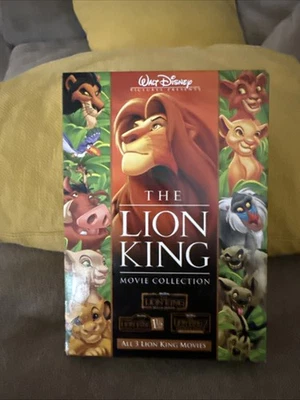 The Lion King Movie Collection DVD Set 6 Disc Trilogy Disney 90s Kids Movies - Image 1 of 4