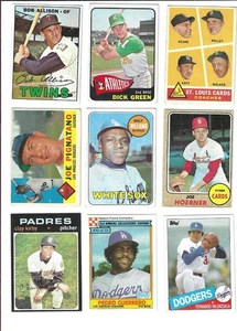18 Vintage Baseball Karten: Bob Allison, Dick Green, St. Louis Coaches, Joe Pigna - Bild 1 von 2