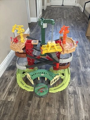 Thomas & Friends Multi-Level Toy Track Set, Trains & Cranes Super Tower - Image 1 of 4