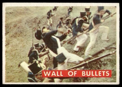 1956 Topps Davy Crockett Green Back (R712-1a) #68A Wall of Bullets EX+ - Image 1 of 2