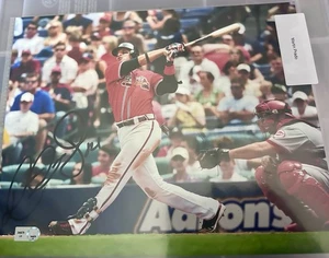 Autographed MARTIN PRADO 8x10 Atlanta Braves Photo - COA - Picture 1 of 3