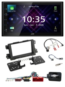 JVC DAB 2DIN Lenkrad Bluetooth USB Autoradio für Mazda 6 CX5 2013-2015 schwarz - Bild 1 von 12
