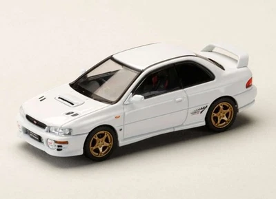 SUBARU Impreza WRX Type R - STI Version  - Fether White - Hobby Japan 1:64 - Immagine 1 di 4