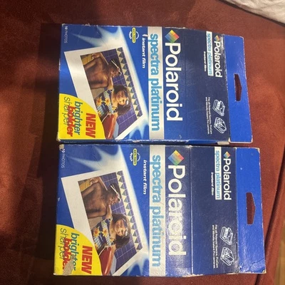 Polaroid Spectra Image Platinum confezione da 2 pellicole istantanee scadute SIGILLATE 02/00 - Immagine 1 di 3