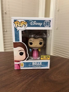 Funko Pop Vinyl Disney Belle Figurine Hot Topic #241 In Box Beauty And The Beast - Picture 1 of 14