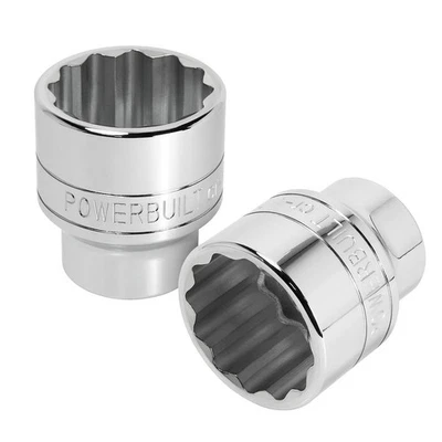 Powerbuilt 643240 Metric Shallow Socket - 46mm X 3/4 Inch Drive - Image 1 of 4