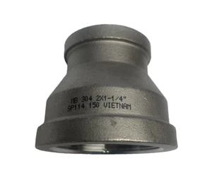 SP114 Bell Reducer Coupling 2" x 1-1/4" MB 304 Stainless Steel, 150 - Picture 1 of 6