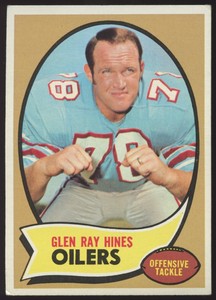 1970 Topps #61 Glen Ray Hines  Houston Oilers