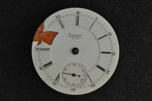 DE COLECCIÓN 18 TALLA "A.T. & CO WALTHAM O.F. RELOJ BOLSILLO MOVIMIENTO FUNCIONANDO DORADO - Imagen 1 de 2