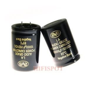 2x 10000uF/63V NOVER Audio Grade Power 85°C Kondensator - Bild 1 von 2