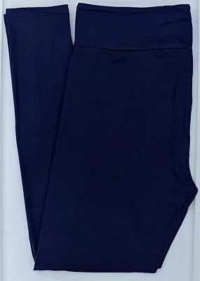 Tween LuLaRoe Leggings Solid Dark Navy Blue Fits Kids 12 or 00 NWT Free Shipping - Image 1 of 4