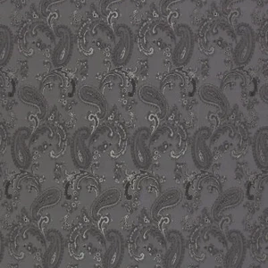 0.5m lining fabric filati with paisley pattern, grey, 789, 95g/m2 (13.90 EUR/m) - Picture 1 of 1