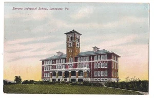 STEVENS INDUSTRIAL SCHOOL Stevans Trade Lancaster Pennsylvania Postcard DB 1909 - Picture 1 of 2