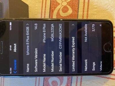 Apple iPhone 8 Plus - 64 GB - Grigio Siderale  (Sbloccato) - Immagine 1 di 4