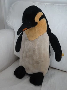 Steiff Pinguin Königspinguin ca. 40 cm Plüschtier mit Knopf und Fahne - Bild 1 von 20
