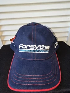 Sombrero de carreras Forsythe para hombre ajustable azul #3 Champ Car Speedgear coche de carreras nuevo con etiquetas - Imagen 1 de 6