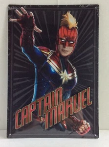 NEU Marvel Comics Captain Marvel 9x13 Metall Blechschild Garage Man Cave - Bild 1 von 2