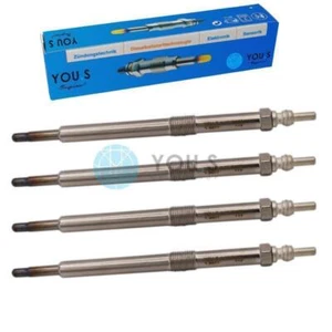 4 Piece You.S Glow Plugs for Vauxhall Movano Estate Box Dumper Pickup 2.2 2.5 - Picture 1 of 2