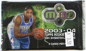 -Sealed- 2003-04 -LEBRON JAMES RC- TOPPS M3 ROOKIE MATRIX Basketball Cards Pack - Picture 1 of 1