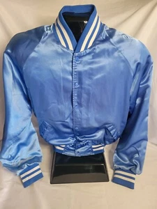 Rick Dee's Weekly Top 40er blau Satin Vintage Jacke (Größe M) - Bild 1 von 8