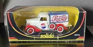 Solido Prestige 1936 Ford Pepsi-Cola Delivery Pickup Truck Metal Diecast In Box